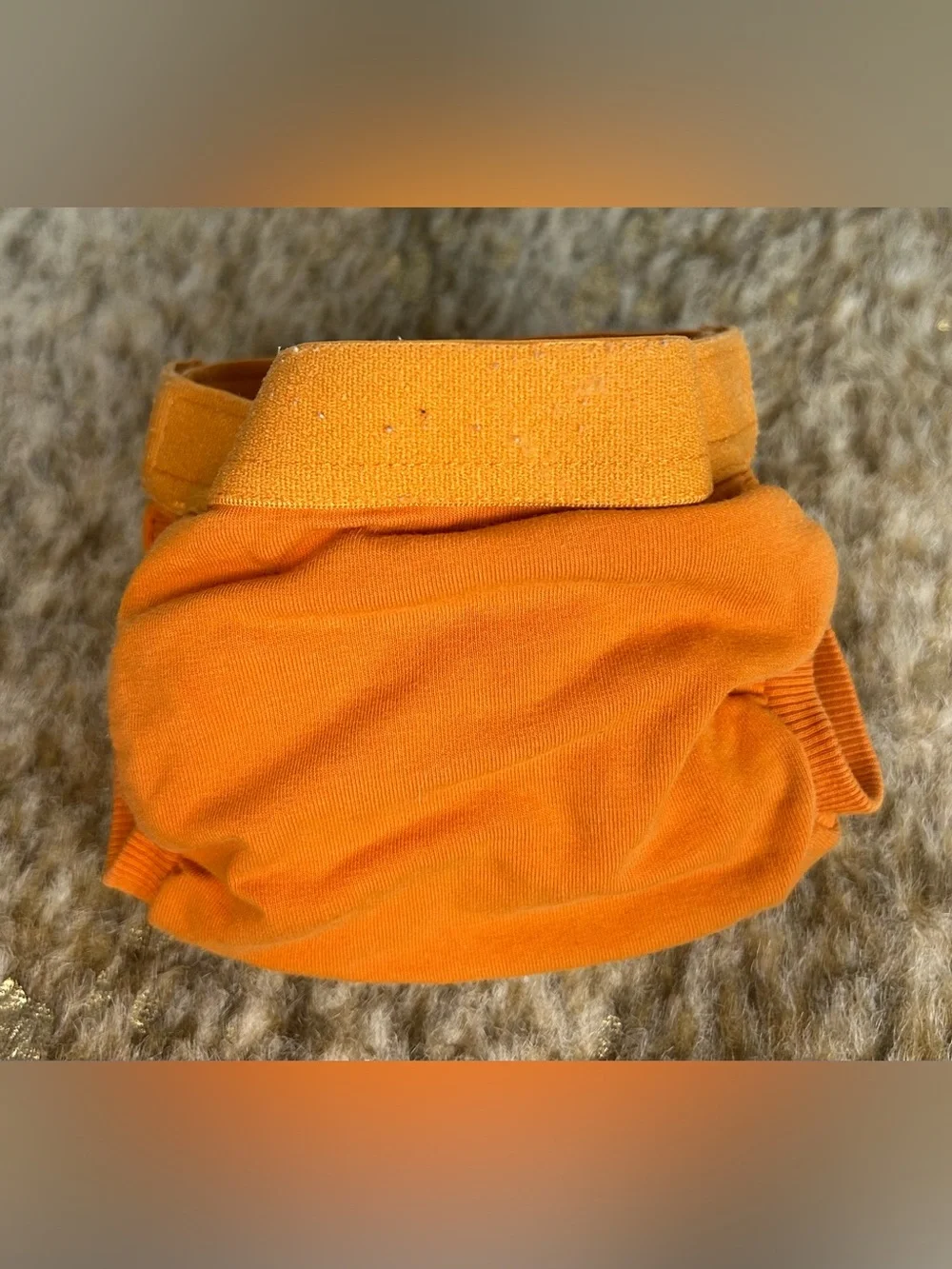 5 for $25🔥GDiapers Orange Reusable Cloth Diaper Small (8-14‎ lbs.)